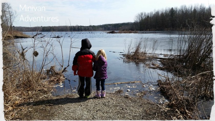 My two youngest children enjoyed all of the lake views along the hike.